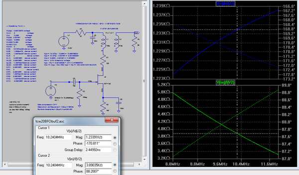 Figure 4: schéma de l'amplificateur - Résistance d'entrée et de sortie Figure 4: schéma de l'amplificateur - Résistance d'entrée et de sortie