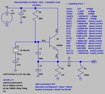 Figure 7: schéma de l'oscillateur Figure 7: schéma de l'oscillateur