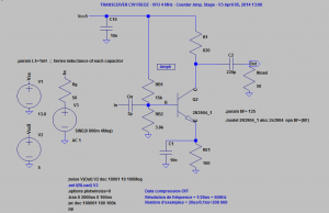 Figure 12 - Schéma de l'amplificateur du fréquencemètre