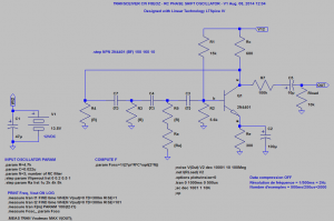 Figure 2 - RC phase-shift oscillator Figure 2 - RC phase-shift oscillator