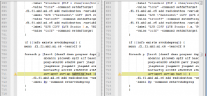Photo 13 - modification de mfile.tcl