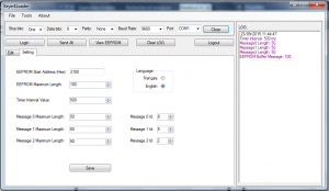Figure 4: keyerELoader - Paramètres
